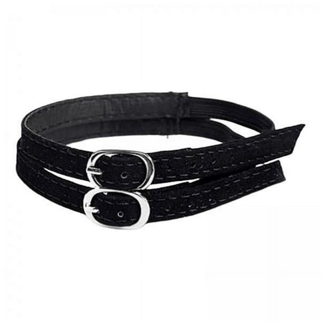 3x Soporte Para Correa De Zapato Con Hebilla, Accesorios Para Cordones De Zapatos, Anti-sueltos Para Mujeres, Gamuza Negra