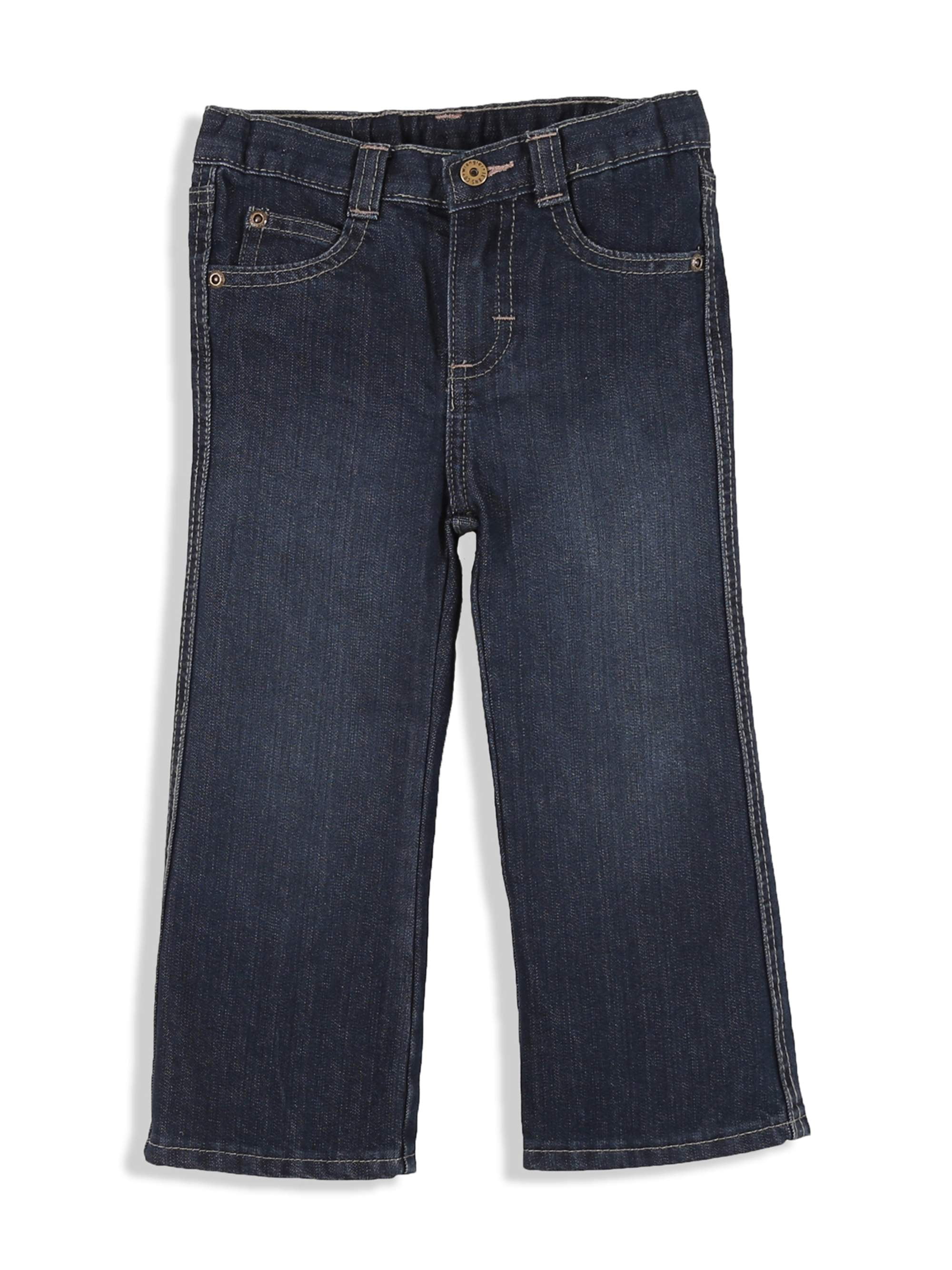 The Childrens Place Jeans Boys Size 8 Denim Adjustable Waistband Bootcut Jeans