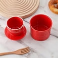 thumbnail image 5 of Glossy Finish Bell Crock Handmade Keep Fresh Butter Keeper with Lid Thicken Ceramic Butter Dish Home, 5 of 5