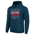 thumbnail image 2 of Men's Starter Navy Washington Capitals Four Team Name Logo Fleece Pullover Hoodie, 2 of 3