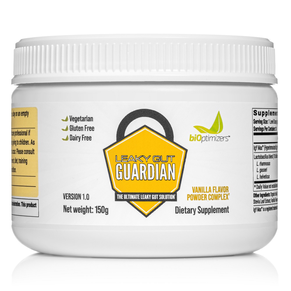 Leaky Gut Guardian by BiOptimizers: Leaky Gut Repair Powder, Vanilla, 150g - Walmart.com