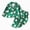 K017-Green, variant on NOLDARES Kids Christmas Pajamas Print Tops with Pants Satin Sleepwear Christmas Pajamas for Kids Little Girls Cute Print Button Down Sleepwear Christmas Pajama Set(K017-Red)