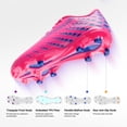 thumbnail image 2 of DREAM PAIRS Boys Girls FG AG Soccer Cleats High-Speed Anti-Torsion Lightweight Football Shoes, 2 of 9
