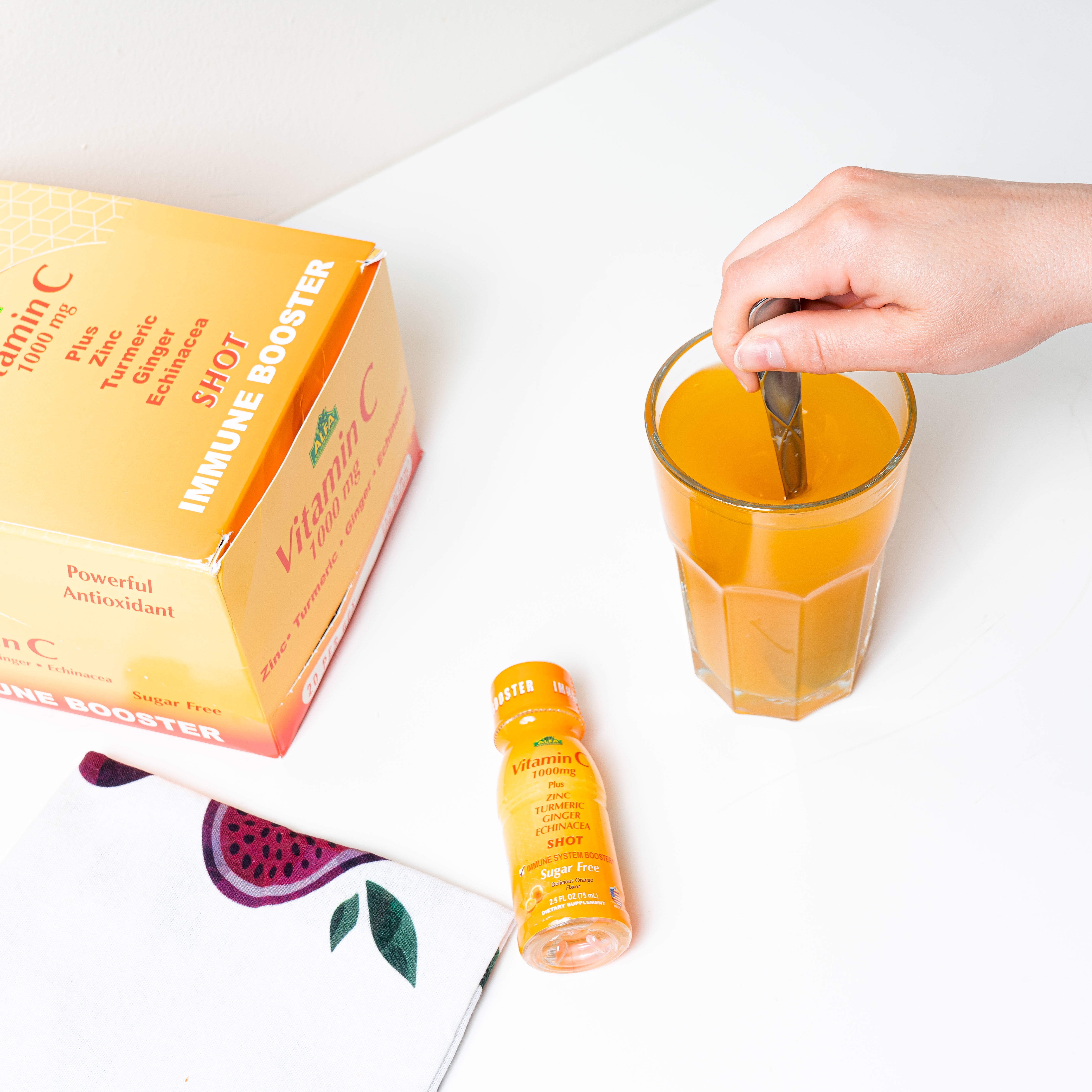 Buy Alfa Vitamins Vitamin C 1,000mg Shot Plus Zinc,Turmeric, Ginger