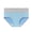 Light Blue, variant on Rbaofujie Women's Cotton Underwear High Waist Stretch Briefs Soft Underpants Breathable Ladies Panties Black 2XL Period Underwear for Teens