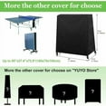 thumbnail image 5 of Housse de Table de Ping-Pong Extérieure et Intérieure Imperméable pour Tables Pliables 185X165X70 cm, Matériau Résistant aux Intempéries en Tissu Oxford avec Cordon de Serrage Réglable pour Design Coupe-Vent, 5 of 5