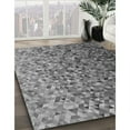 thumbnail image 3 of Ahgly Company Machine Washable Indoor Square Transitional Grey Gray Area Rugs, 6' Square, 3 of 7