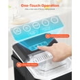 thumbnail image 4 of VEVOR Portable Countertop Ice Maker 26Lbs/24H Self-Cleaning with Scoop Basket Home Bar, 4 of 9