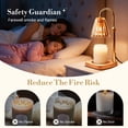 thumbnail image 4 of Candle Warmer Lamp for Yankee Candles with Timer & Height Adjustable, Amber, 4 of 8