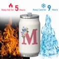 thumbnail image 4 of 12 Oz Beige Coffee Travel Mug for Mom with Lid, Double Wall Vacuum Reusable Stainless Steel Water Bottle Leak Proof Insulated Hot Cold Coffee Cup Gift for Mothers Day(1pcs), 4 of 5