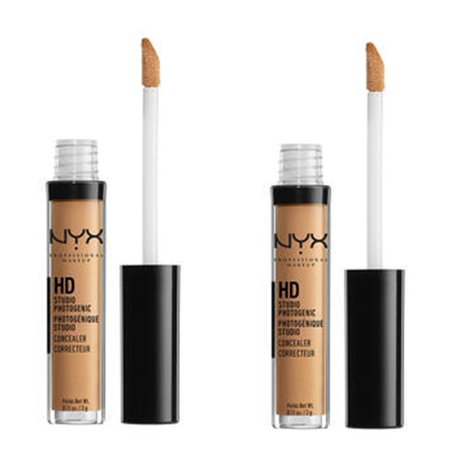 Pack of 2 NYX Professional Makeup HD Studio Photogenic Liquid Concealer, Tan CW07