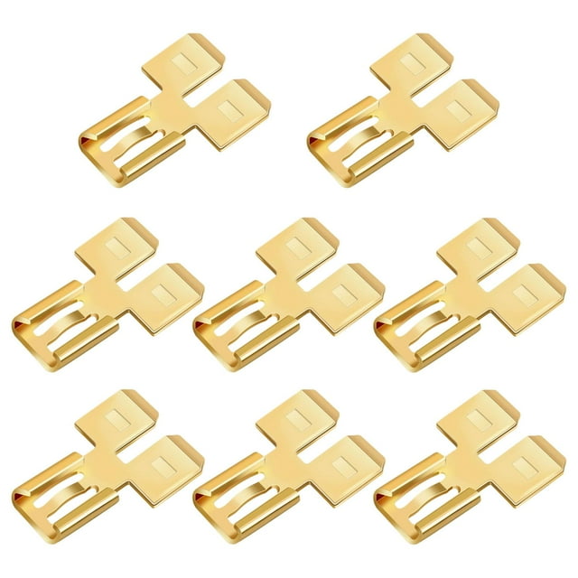 Shengyu Connecteur à Double Bêche Non Isolé Mâle 8 Pcs Femelle Simple Électrique 8 Pcs