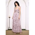 thumbnail image 4 of Vestido Bellabarnetten Veryar con estampado de flores maxi con corte, 4 of 6