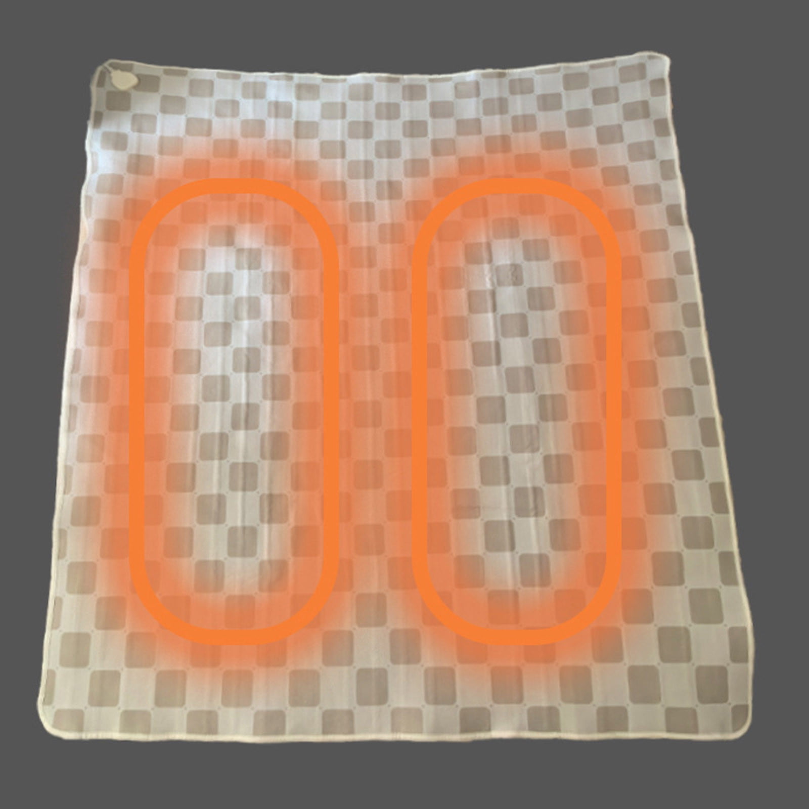 Heated Blanket Electric Throw Checkered- 30x60 Inches Soft Flannel Heating Blanket, Fast Heating Blanket 6 Heating Levels & Auto Off