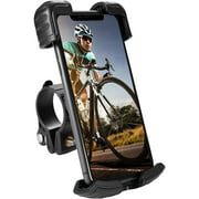 Bike Phone Holder for Motorcycle Phone Mount Anti Shake with Secure Lock Clamp Arms 360° Rotatable Bike Motorcycle
