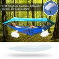 thumbnail image 3 of Ayamaya [3 in 1]Camping Hammock with Mosquito Net & Sunshade Cloth & Tree Straps for 2 Person, Portable Nylon Pop up Swing Hammock Blue, 3 of 7