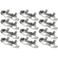 thumbnail image 1 of HURRISE Wire Rope Cable Clamp,Double Grips Cable Clamps,M3 12Pcs Stainless Steel Wire Rope Clips Double Grips Cable Clamps Fixing Wirerope Clips, 1 of 8