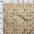 thumbnail image 2 of oneOone Cotton Flex Greenish Beige Fabric Clothes Kids Sewing Material Print Fabric By The Yard 40 Inch Wide, 2 of 4