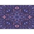 thumbnail image 1 of Ahgly Company Machine Washable Indoor Rectangle Transitional Blue Area Rugs, 5' x 7', 1 of 7