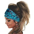 thumbnail image 4 of Diadema deportiva Diademas de yoga para mujer Pañuelo absorbente para el sudor Equitación al aire librepúrpura Rojo Verde Cocina, Decoración y Otros, 4 of 5