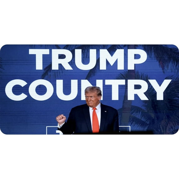 Trump Country Photo License Plate
