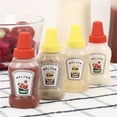 thumbnail image 5 of 2 Pcs Mini Ketchup Bottles with Sturdy Screw Cap,25 ml Mini Condiment Squeeze Bottles Portable Honey Soy Sauce Salad Dressing Dispensers Containers for Adults Lunch Box, 5 of 9