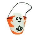 thumbnail image 2 of Sacs d'Halloween Sacs à Collation d'Halloween Décoration de Vacances Réutilisables Légers Enfants Orange, 2 of 9
