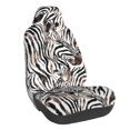 thumbnail image 1 of Wukai Leopard And Zebra Full Set Car Seat Covers with Soft Padding Universal Auto Front Seats Protector and Cushion Mat, 1 of 5