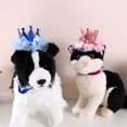 thumbnail image 2 of Pet Cute Princess Crown Hat for Dog and Cat Birthday Costumes and Photo Prop, 2 of 6