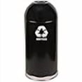thumbnail image 3 of Witt Industries 415DTB-R Acier Récipient de Recyclage Intérieur Standard à Dessus Ouvert de 15 Gallons avec Doublure Galvanisée, Légende « Recycler », Rond, Diamètre 15 Pouces x Hauteur 35 Pouces, Noir, 3 of 4