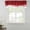 Red, variant on Ombre Orange Waves Tie Up Valance Curtains for Windows, Kitchen Curtains Window Treatments, Abstract Art Gradient Modern Short Window Shades Valances for Bedroom Bathroom Cafe 54"x18"
