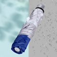 thumbnail image 2 of para , de viaje para hombres y mujeres, práctico impermeable para lluvia, plegable para caminar al , 8 Costillas Recubrimiento de plata de 8 costillas, 2 of 8