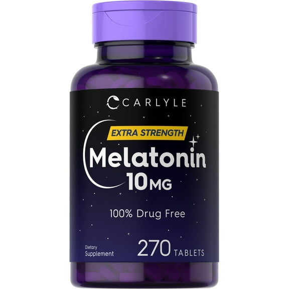 Carlyle Melatonin 10mg | 270 Tablets | Vegetarian Supplement