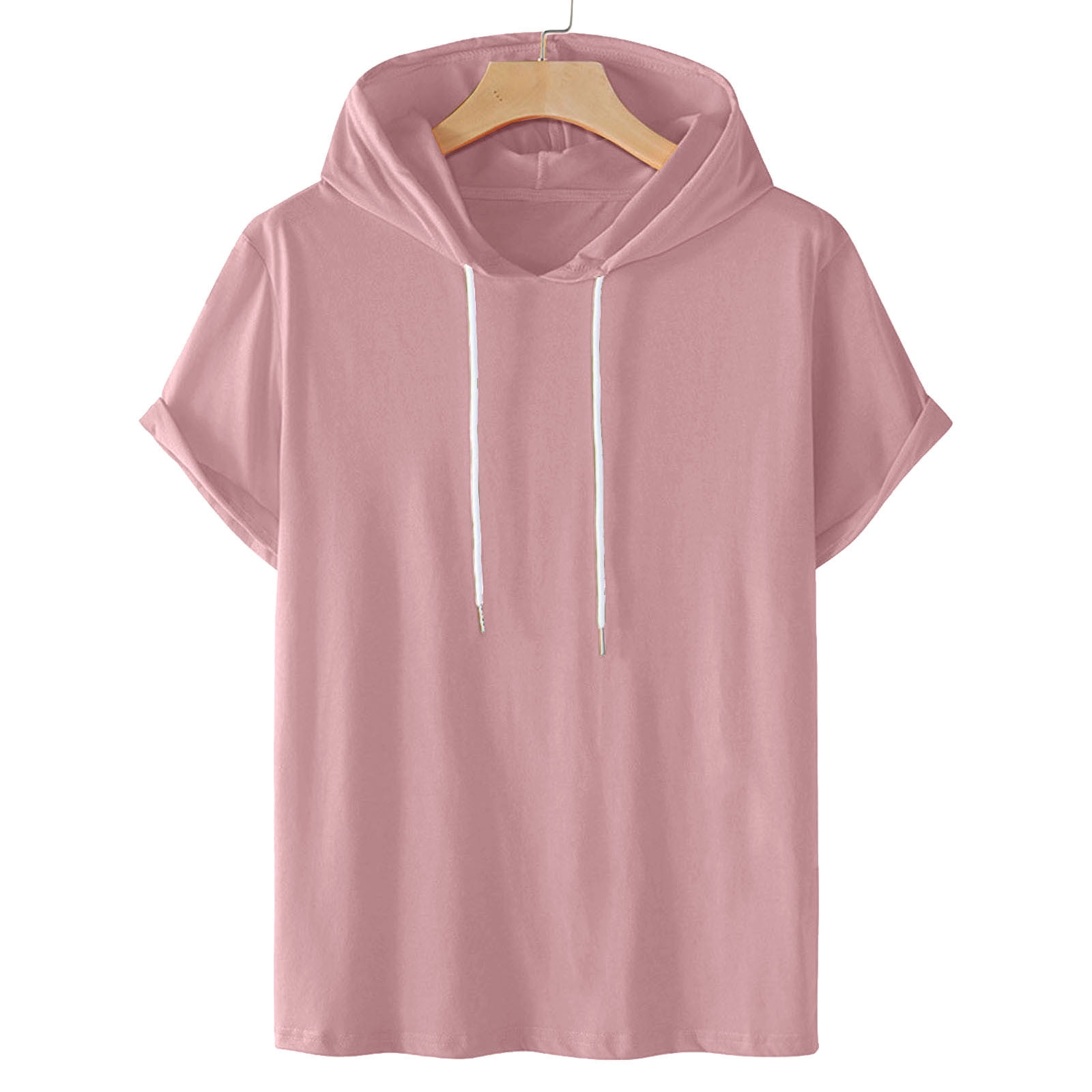 最大15%OFFクーポン Sleeve Short Men's Hoodie Sweatshirt Hooded Gym Workout Clothing