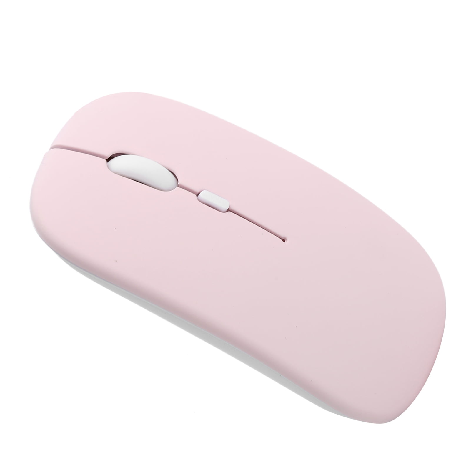 Souris Sans Fil En Forme De Cœur Rose - Double Mode Bluetooth Et 2,4G - Silencieuse - Compatible PC, Tablette, Portable