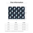thumbnail image 2 of Throw Blanket for Couch - Christmas Gnome blue Soft Comfy Lightweight Cozy Warm Throw Blanket, Fuzzy Plush Flannel Blanket & Throws for Sofa and Bed All Season, 2 of 8