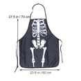 thumbnail image 1 of WORGEOUS 2pcs Halloween Adulto de esqueleto delantero delantal de cocina divertida para cocinar para la fiesta BBQ Color al azar, 1 of 8