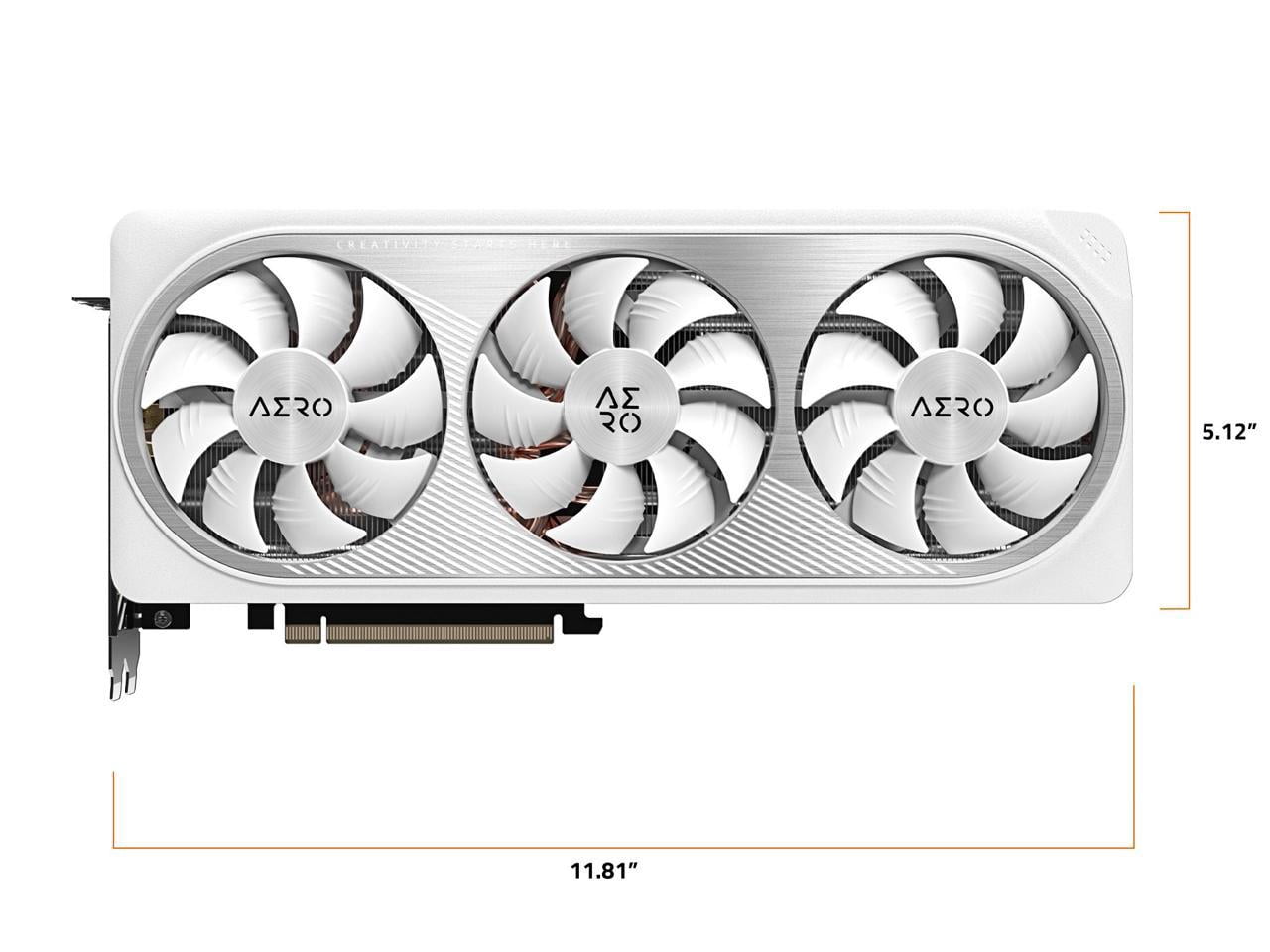 GIGABYTE RTX 4070 Ti SUPER AERO 16G, 3x WINDFORCE Fans, GDDR6X GV