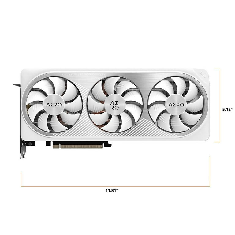 GIGABYTE RTX 4070 Ti SUPER AERO 16G, 3x WINDFORCE Fans, GDDR6X GV
