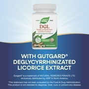 Natures Way DGL Chewable Tablets, Soothing Digestive Relief*, Licorice Flavored, Unisex, 100ct