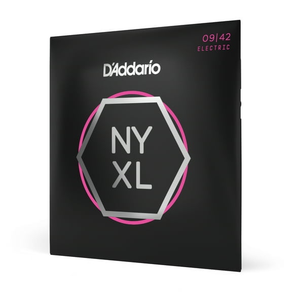 D'Addario NYXL0942 Nickel Wound Electric Guitar Strings, Super Light, 9-42