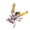 Fly A Type, variant on 3D Metal Puzzle Insect Model Kit, 100Pcs Diy Assemble Mechanical Hornet Model, Creative Art Desktop Ornament for Adults
