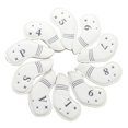 thumbnail image 4 of LOVIVER Ensemble de 10 Housses de Golf en Fer Protecteur Chiffres Sports de Plein Air Blanc, 4 of 8