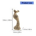thumbnail image 5 of NEXAVKPR Metal Statue Peacocks Figurines Peacocks Decorative Objects Home Decors, 5 of 9