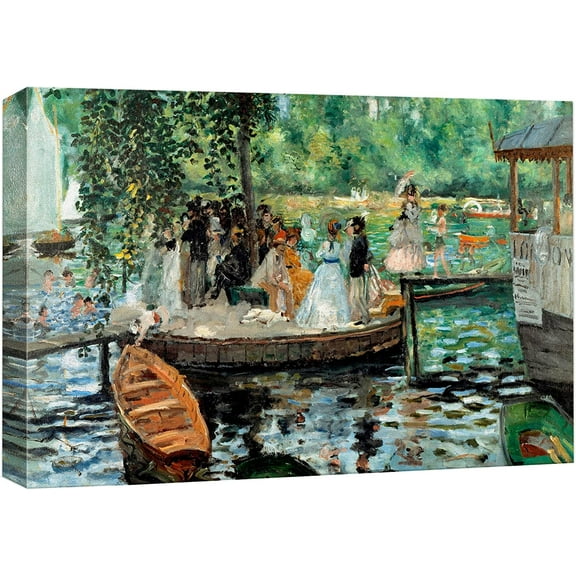 Aaheei La Grenouillere Renoir - Canvas Print Wall Art Famous Oil Painting Reproduction
