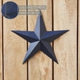 thumbnail image 2 of VHC Brands Patriotic Faceted Metal Star Navy Wall Hanging 12x12, Independence Day Decor, American Star Design, Distressed Appearance Metal Wall Hanging, Star Shape, Country, Navy, 2 of 6