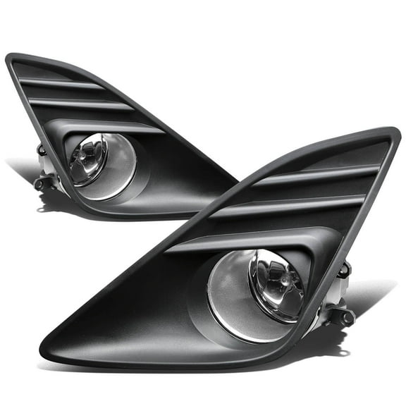 DNA Motoring FL-TCA12-CH For 2012 to 2014 Toyota Camry Driving Bumper Fog Light Bulbs Switch (Clear Lens) - XV50