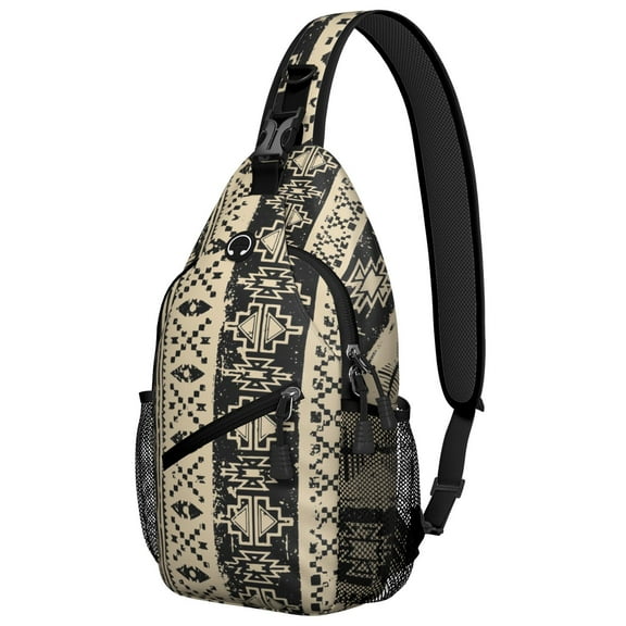 Bohemian Style Sling Bag Colorful Anti-Theft Shoulder Backpack for Women Artistic & Comfortable