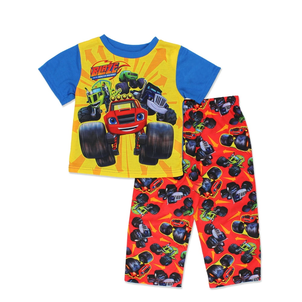 Blaze and the Monster Machines Toddler Boys 2 piece Pajamas Set ...