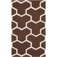 thumbnail image 2 of SAFAVIEH Cambridge Joshua Geometric Tessellation Wool Area Rug, Dark Brown/Ivory, 3' x 5', 2 of 7